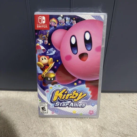 Kirby Star Allies Nintendo Switch Game E10+ Nintendo NTSC-U/C 2018 Co-Op Action - Picture 1 of 6
